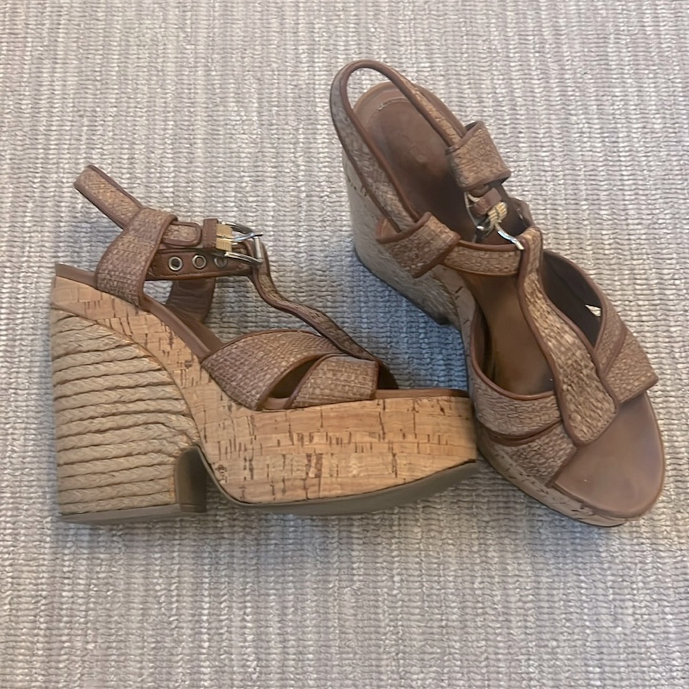 DOLCE & GABANNA platform cork espedrille